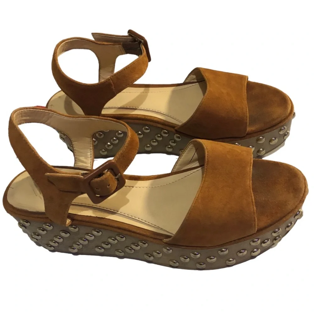 Brian Atwood franki studded platform sandals